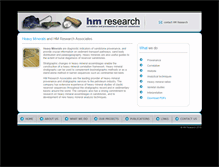 Tablet Screenshot of heavyminerals.co.uk